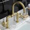 Kingston Brass Indstrl Style Wheel Handle Bridge Bathroom Faucet W/Pop-Up Drain, Brass KS2177RX - alternate 5